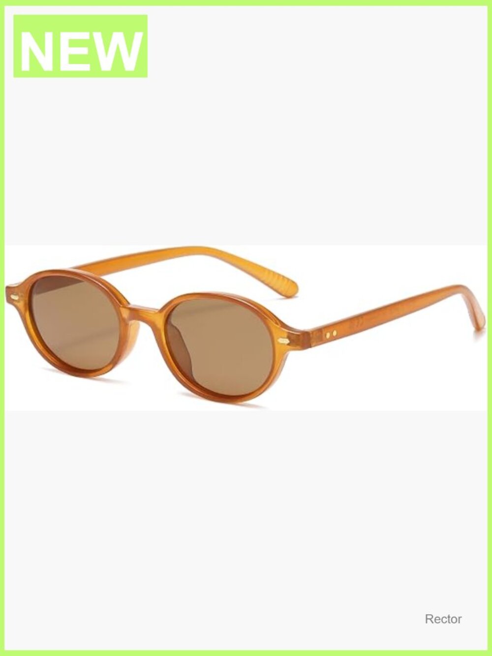 Retro Oval Polarized Sunglasses UV400 Protection Unisex Vintage Shades